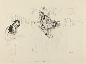 A Versailles juillet 1919 by Jean Louis Forain
