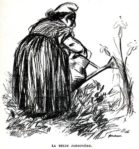 Antisemite drawing published before 1900 in the newspaper 