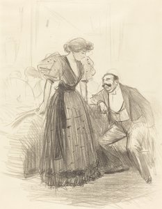 At an Evening Party