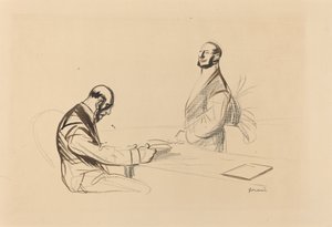 At the Conference, c. 1919 by Jean Louis Forain