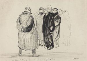 Bredouilles. The Crew of a Zeppelin, probably 1915 by Jean Louis Forain