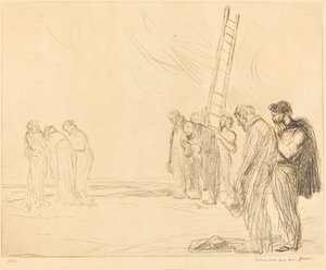 Calvary (second plate) by Jean Louis Forain