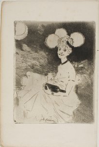 Frontispiece for Marthe by Jean Louis Forain