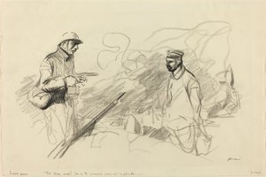 Poilu Acknowledging German Soldier