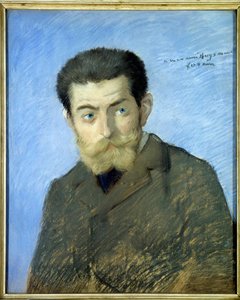 Portrait of the French Writer Joris Karl Huysmans by Jean Louis Forain