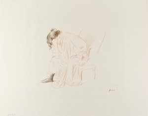Seated Woman, Head in Right Hand by Jean Louis Forain