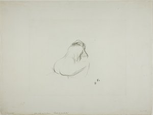 Study of a Nude Woman, from Behind by Jean Louis Forain
