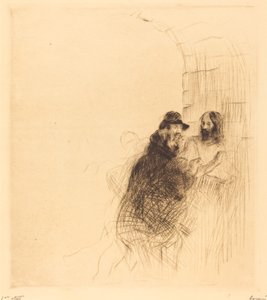 The Meeting under the Arch (second plate)
