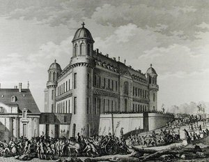 Cannons taken from Chantilly to Paris, 9th August 1789 by Jean Louis Prieur
