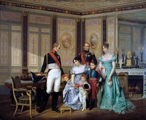 The Empress Josephine Presenting her Children to the Emperor Alexander at Malmaison