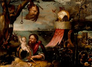 Saint Christopher and the Christ Child by Jean Mandyn