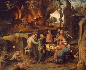 Temptation of St Anthony by Jean Mandyn