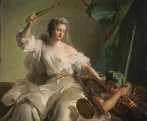 Allegory of Justice Combating Injustice