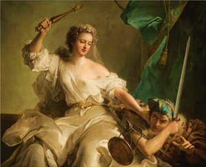 Justice Punishing Injustice as Madame Adélaïde of France by Jean Marc Nattier