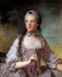 Portrait of Madame Adelaide of France (1732-1800), daughter of King Louis XV. Painting by Jean-Marc Nattier (1685-1766)
