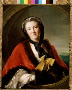 Portrait of the Countess Ticino, Wife of the Ambassador of Sweden in Paris by Jean Marc Nattier