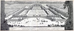 General View in Perspective of the Castle, the Lower Courts, the Forecourt, the Parterres, the Gardens, etc. of Richelieu