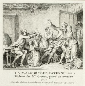 Paternal Curse by Jean Michel Moreau