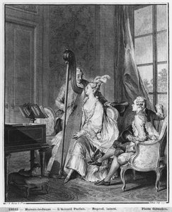 The Perfect Chord, engraved by Isidore Stanislas Helman