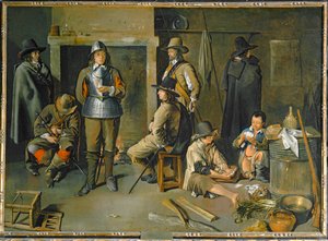 Soldiers at Rest in an Inn