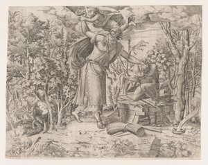 Abraham Sacrificing Isaac by Jean Mignon