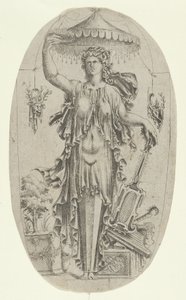 Term in the Form of a Woman with Musical Instrument by Jean Mignon