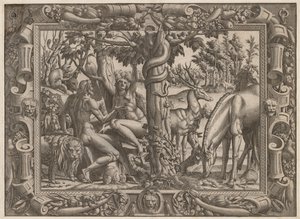 The Temptation of Eve by Jean Mignon