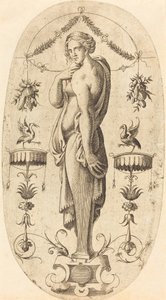 Woman with Left Profile by Jean Mignon