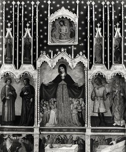 Virgin of Mercy, c.1429 (detail) by Jean Mirailhet
