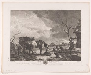 Woodcutters in a Winter Landscape