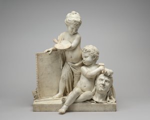 Painting and Sculpture by Jean Pierre Antoine Tassaert