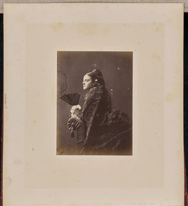 Portrait of a woman by Jean Pierre Bertrand Eugène Pégot Ogier