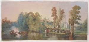 Gallant Scene: Picnic at a Lake