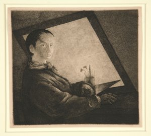 Self-portrait by Jean Pierre Norblin