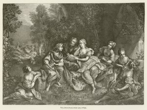 Telemachus and Calypso by Jean Raoux