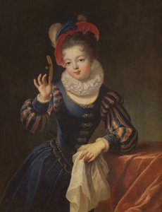 Young Girl with a Mask