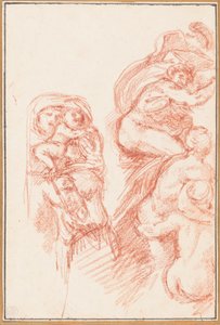 Figures from Sistine Chapel ceiling by Jean Robert Ango