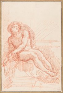 Ignudo from Sistine Chapel ceiling by Jean Robert Ango