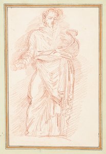 Robed Figure with Tie Around Waist by Jean Robert Ango