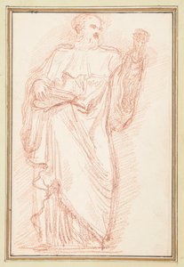 Standing Male Figure with Book by Jean Robert Ango