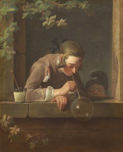 Soap Bubbles, probably 1733-1734 by Jean Baptiste Simeon Chardin