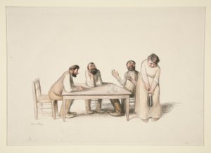 Three Bearded Men by Jean Veber