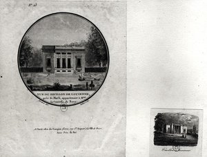View of a Pavilion in Louveciennes Built by Claude-Nicolas Ledoux (1736-1806) for Madame du Barry by Jean Testard