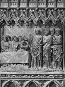 Cathedral, Interior, Choir Screen, Jesus Christ Appearing at Mount of Olives by Jean and Jean Le Boutellier Ravy