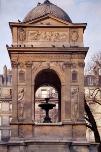 View of the Fountain of the Innocents by Jean and Lescot Pierre Goujon