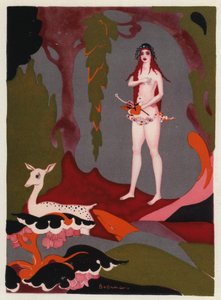 The Love Books of Ovid: A really inexperienced girl will offer herself to the gaze by Jean de Bosschere