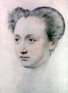 Marie Touchet mistress of French king Charles IX, c.1570 by Jean de Court
