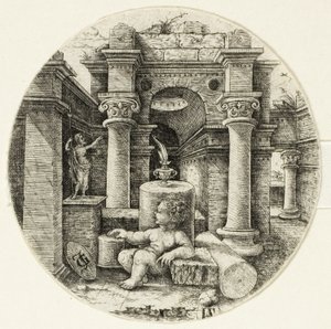 Nude Child Seated