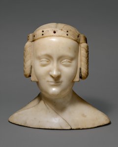 Tomb Effigy Bust of Marie de France, c.1381