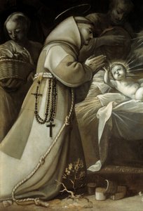 Adoration of the Shepherds: A Monk Praying Before the Child Jesus